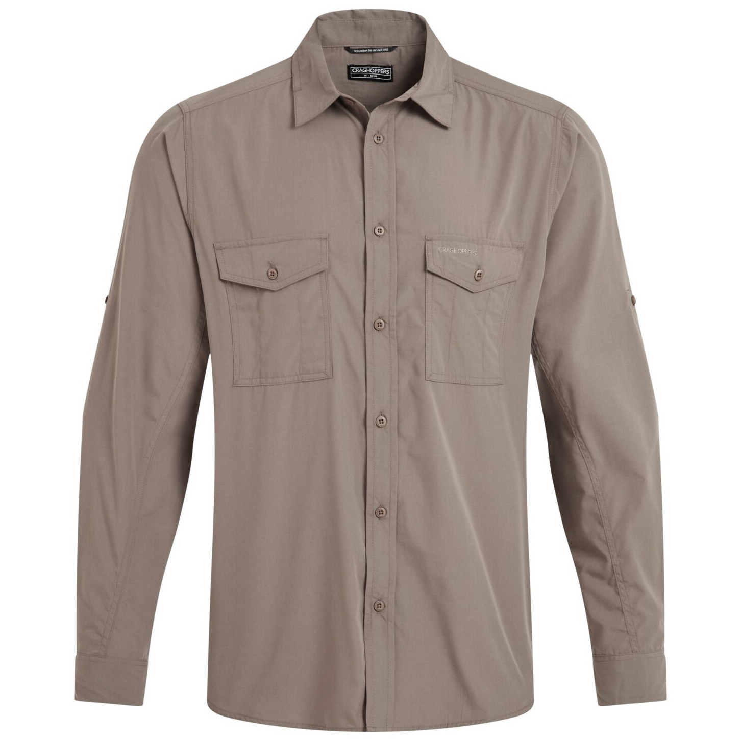 Koszula męska Craghoppers Kiwi II LS Shirt Rozmiar: XXL / Kolor: brązowy