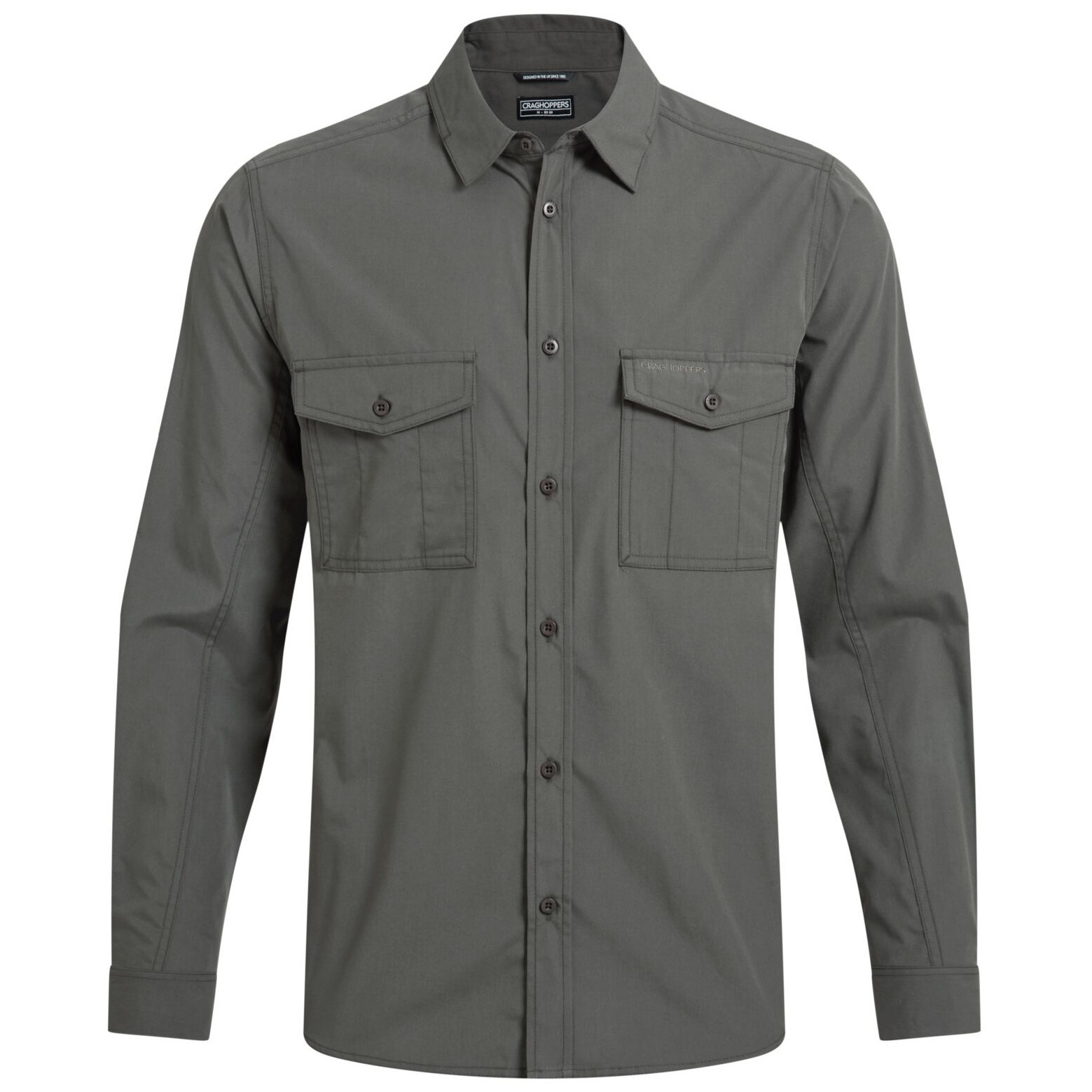 Koszula męska Craghoppers Kiwi II LS Shirt Rozmiar: XXL / Kolor: szary