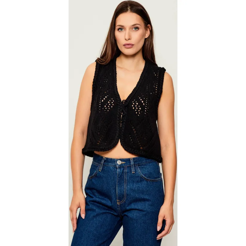 Ba&sh Wełniana kamizelka GILES | Cropped Fit