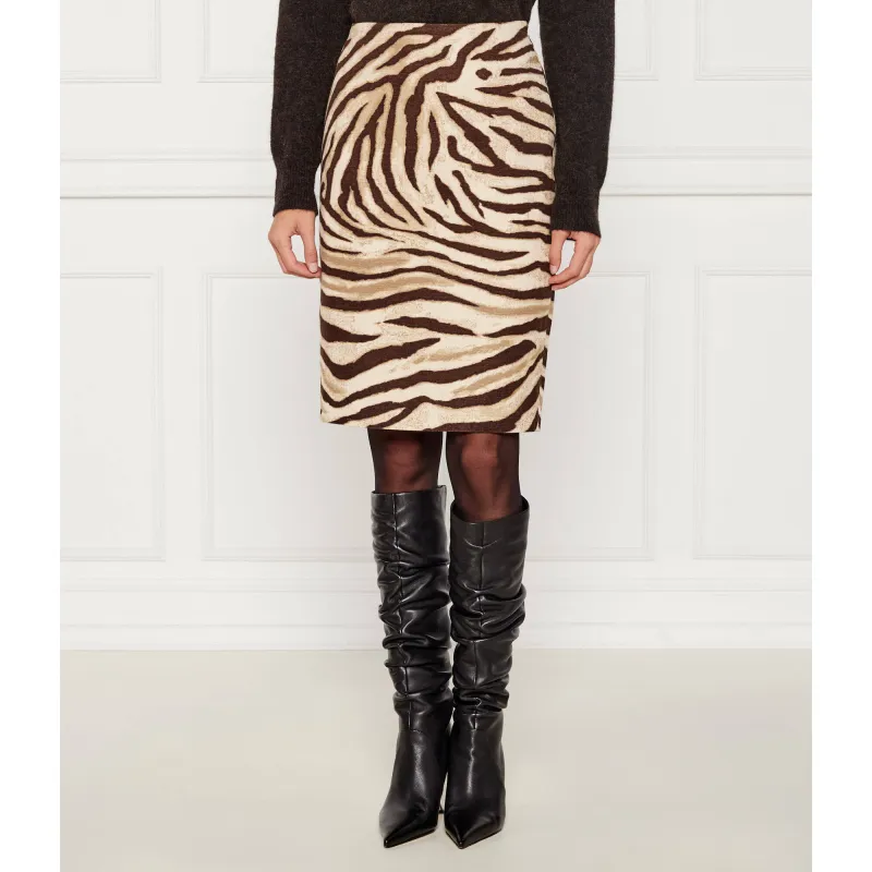 LAUREN RALPH LAUREN Lniana spódnica LAYDRE