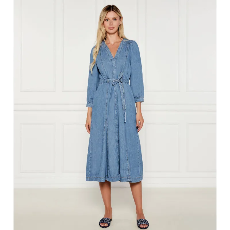 Ba&sh Jeansowa sukienka LIA