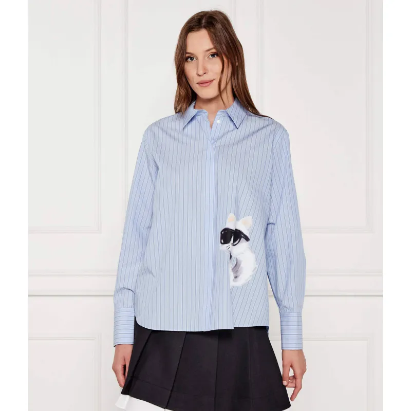 Karl Lagerfeld Koszula ikon Loose fit