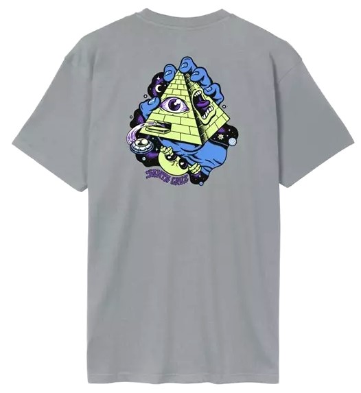 t-shirt SANTA CRUZ KNIBBS INVASION HAND STRIP MOON DUST