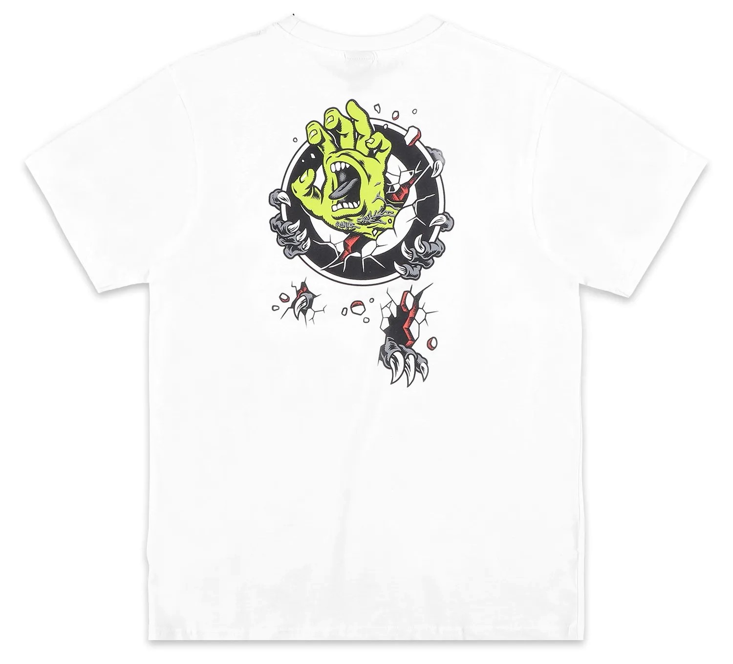 t-shirt SANTA CRUZ ROSKOPP SCREAMING TARGET WHITE