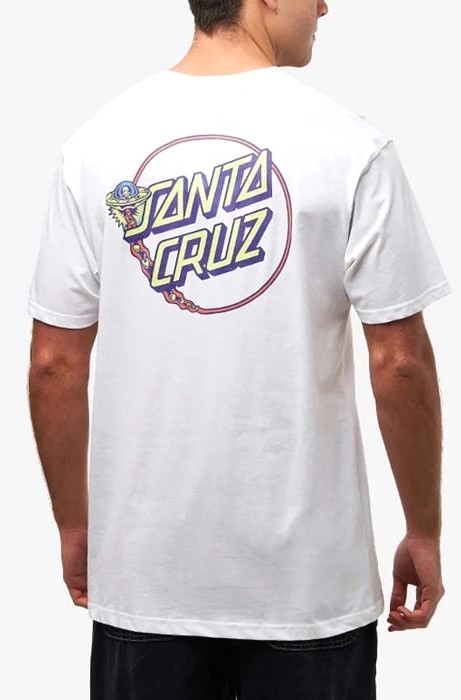 t-shirt SANTA CRUZ WINKOWSKI UFO DOT T-SHIRT WHITE