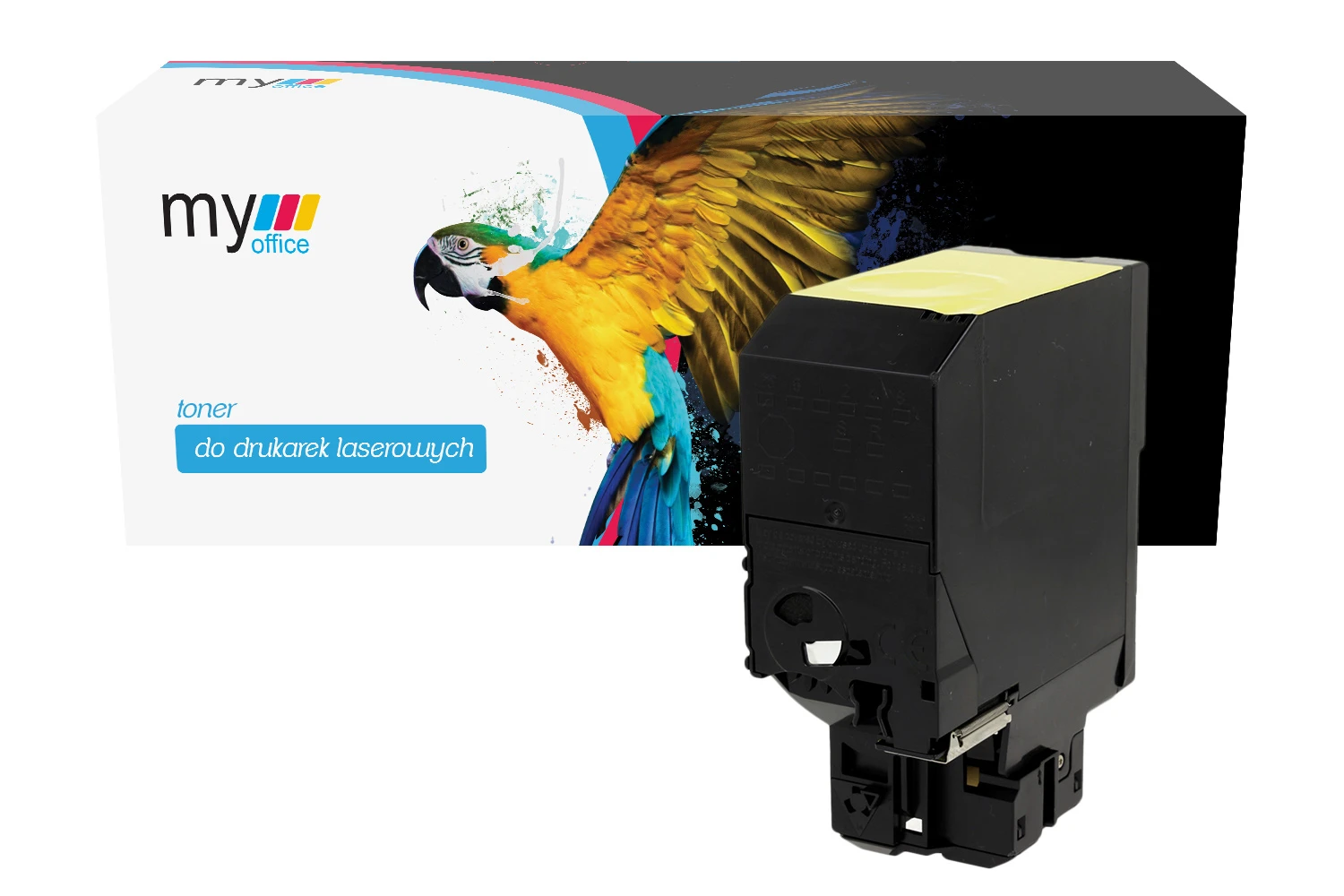 Toner 74C2SY0 Y do Lexmark certyfikowany zamiennik marki My Office z dożywotnią gwarancją