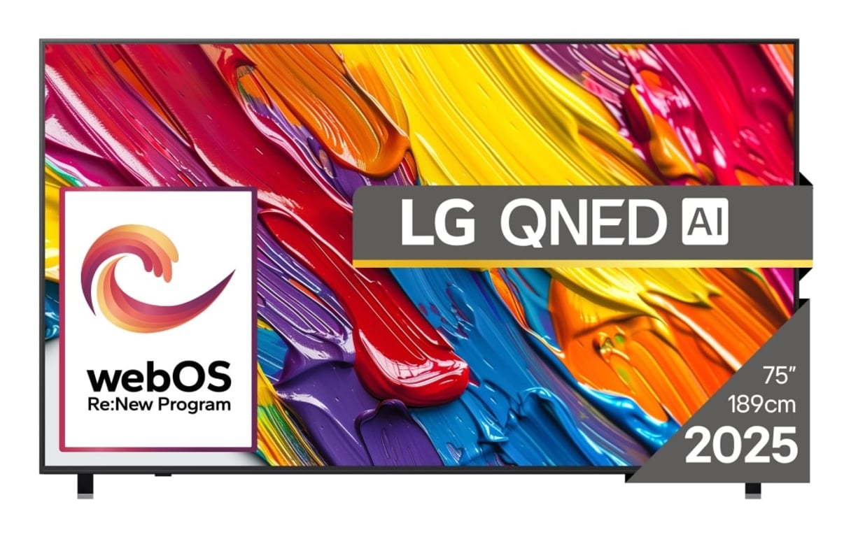 LG QNED AI 75QNED84A3C Telewizor 190,5 cm (75