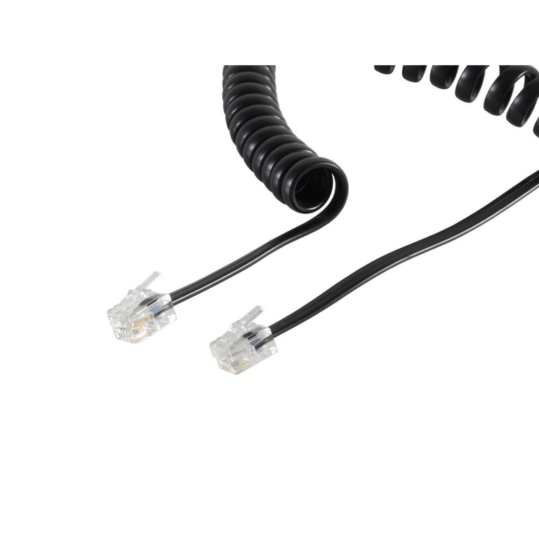 S/CONN 70135-5 kabel telefoniczny 5 m Czarny