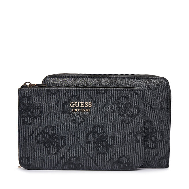 Zestaw 2 etui Guess Berta Travel TXOB86 88048 Szary