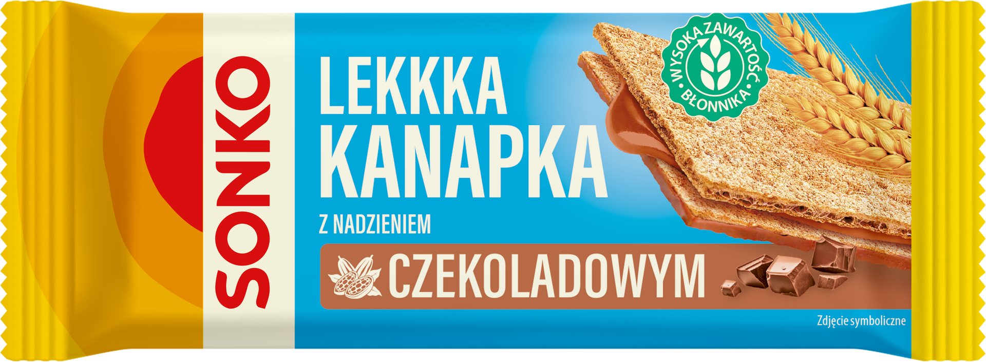 SONKO Lekkka kanapka z nadzieniem czekoladowym 30g