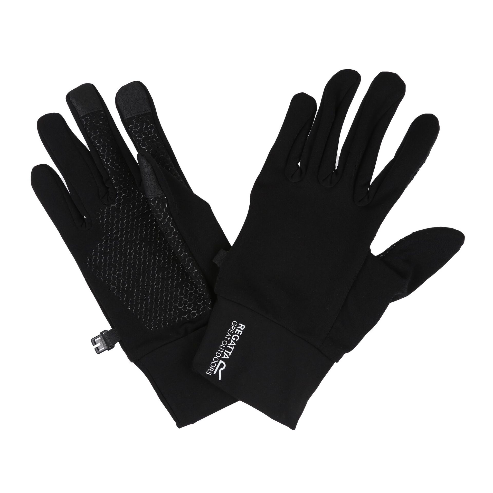 Regatta Rękawiczki do smartfona Stretch Gloves II Czarny, Rozmiar: L