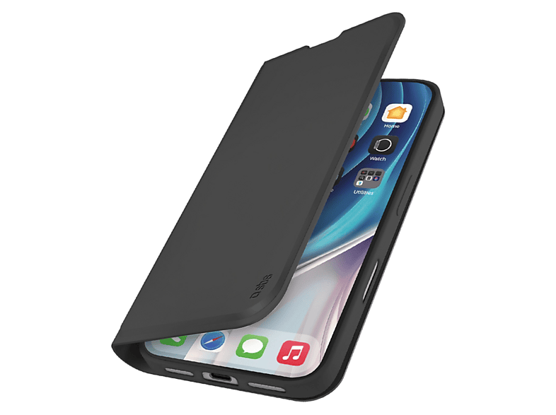 Etui z klapką SBS Wallet Smooth do iPhone 17 Pro TEWALIP1763PK Czarny