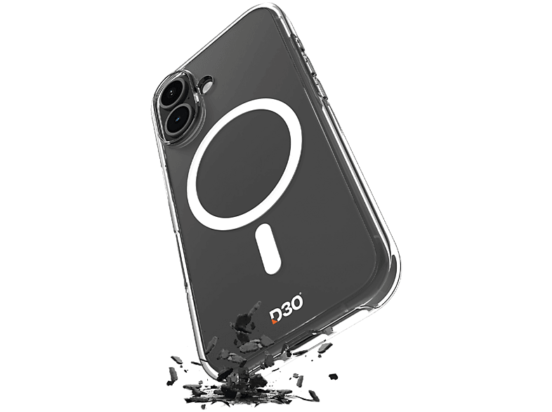 Etui PURO Impact Clear D3O Bio dla iPhone 17 Przezroczysty