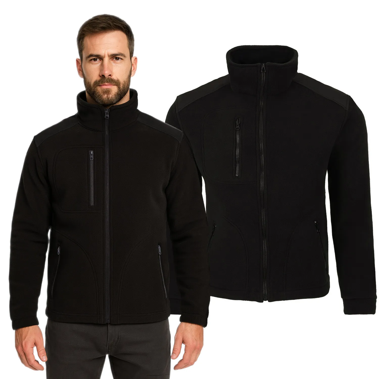 Bluza Polarowa Klasa Mundurowa - Czarna