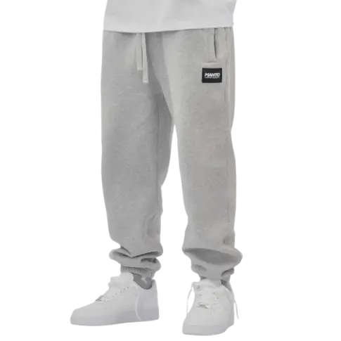 MANTO Spodnie Dresowe Label 25 Grey Melange