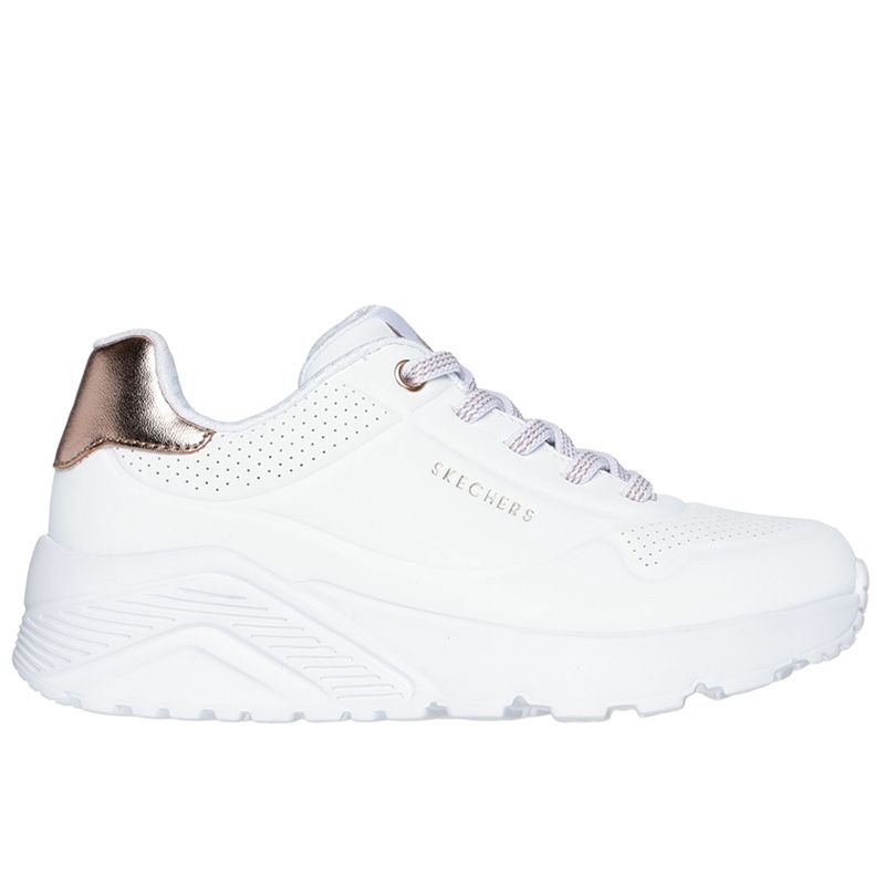 Buty dziecięce Skechers Uno Lite 310384LWHT - białe