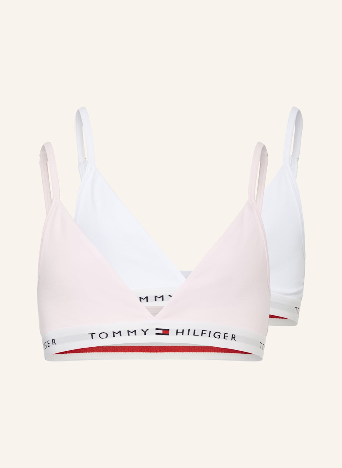 Tommy Hilfiger Biustonosz Bustier, 2 Szt. rosa