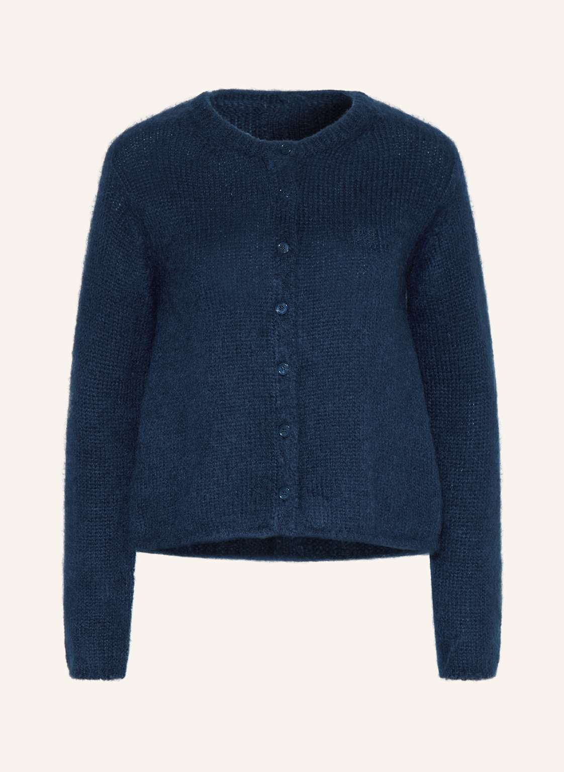 Loewe Kardigan Z Dodatkiem Moheru blau