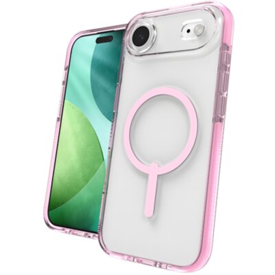Etui ZAGG Santa Cruz Snap MagSafe do Apple iPhone 17 Air Przezroczysto różowy