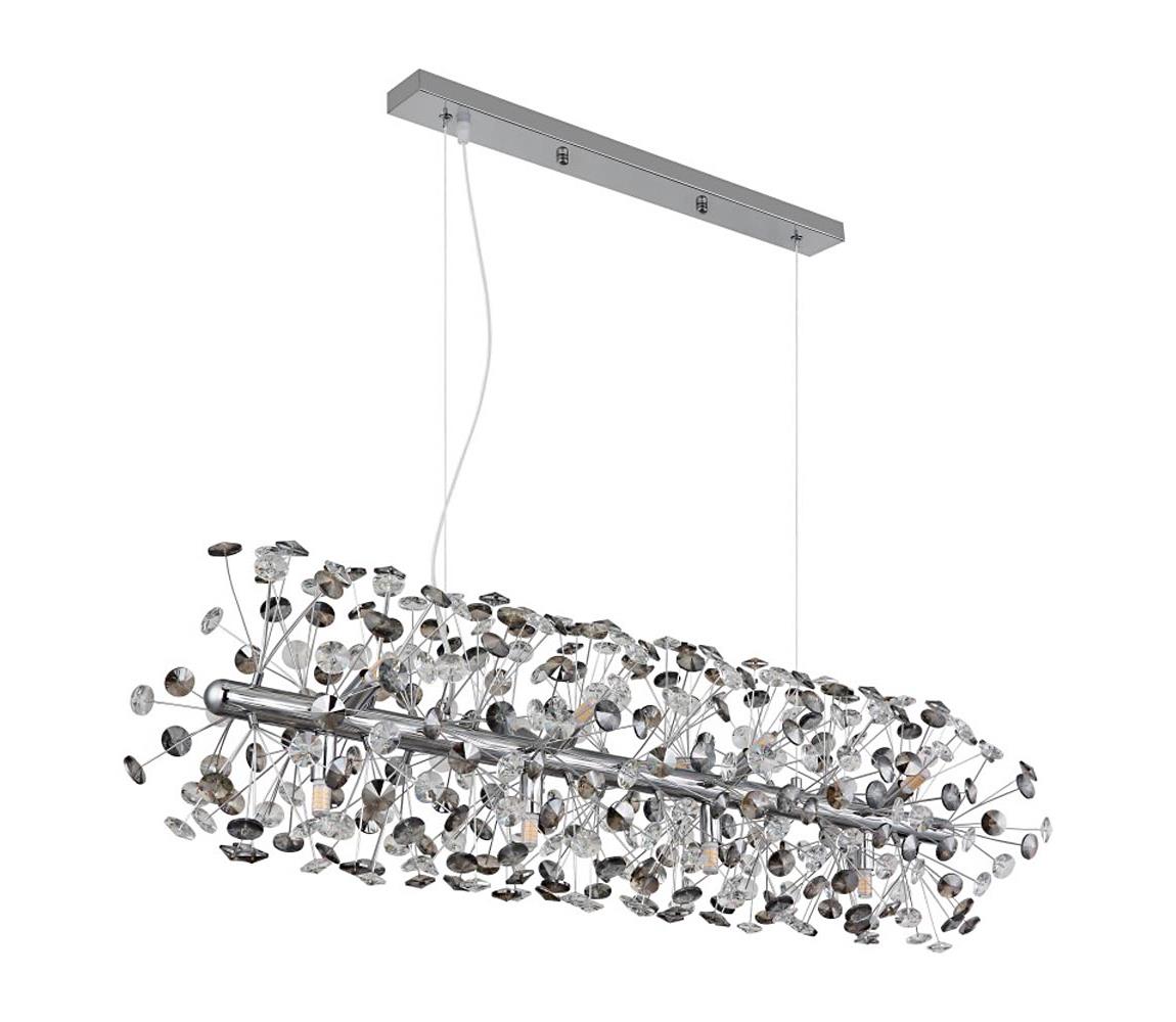 Globo 64135H4C - LED żyrandol na linkach KATRINA 12xG9/3,5W/230V błyszczący chrom