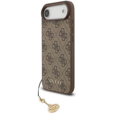 Etui GUESS 4G Charms Collection MagSafe do Apple iPhone Air Brązowy