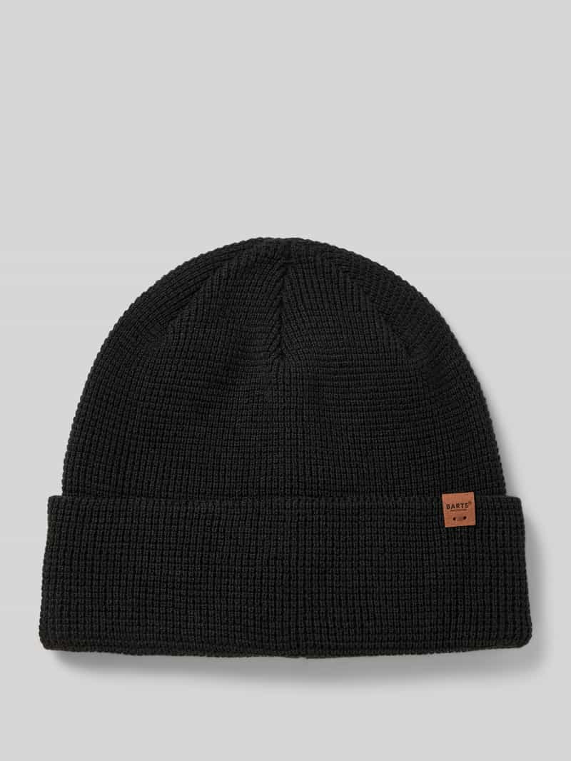 Czapka beanie z detalem z logo