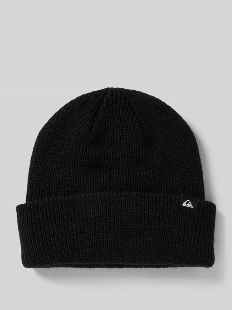 Czapka beanie z detalem z logo