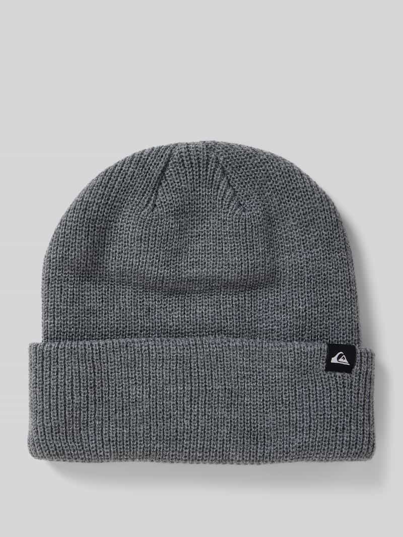 Czapka beanie z detalem z logo