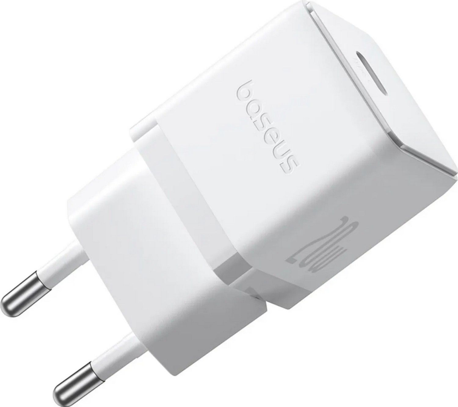 Baseus Palm 1C 20W z kablem Baseus Mini White USB-C 60W 20V/3A 1m - biała