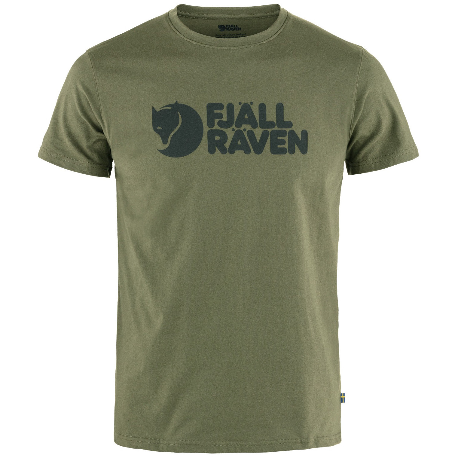 Koszulka męska Fjällräven Logo T-shirt M Rozmiar: M / Kolor: zielony/czarny
