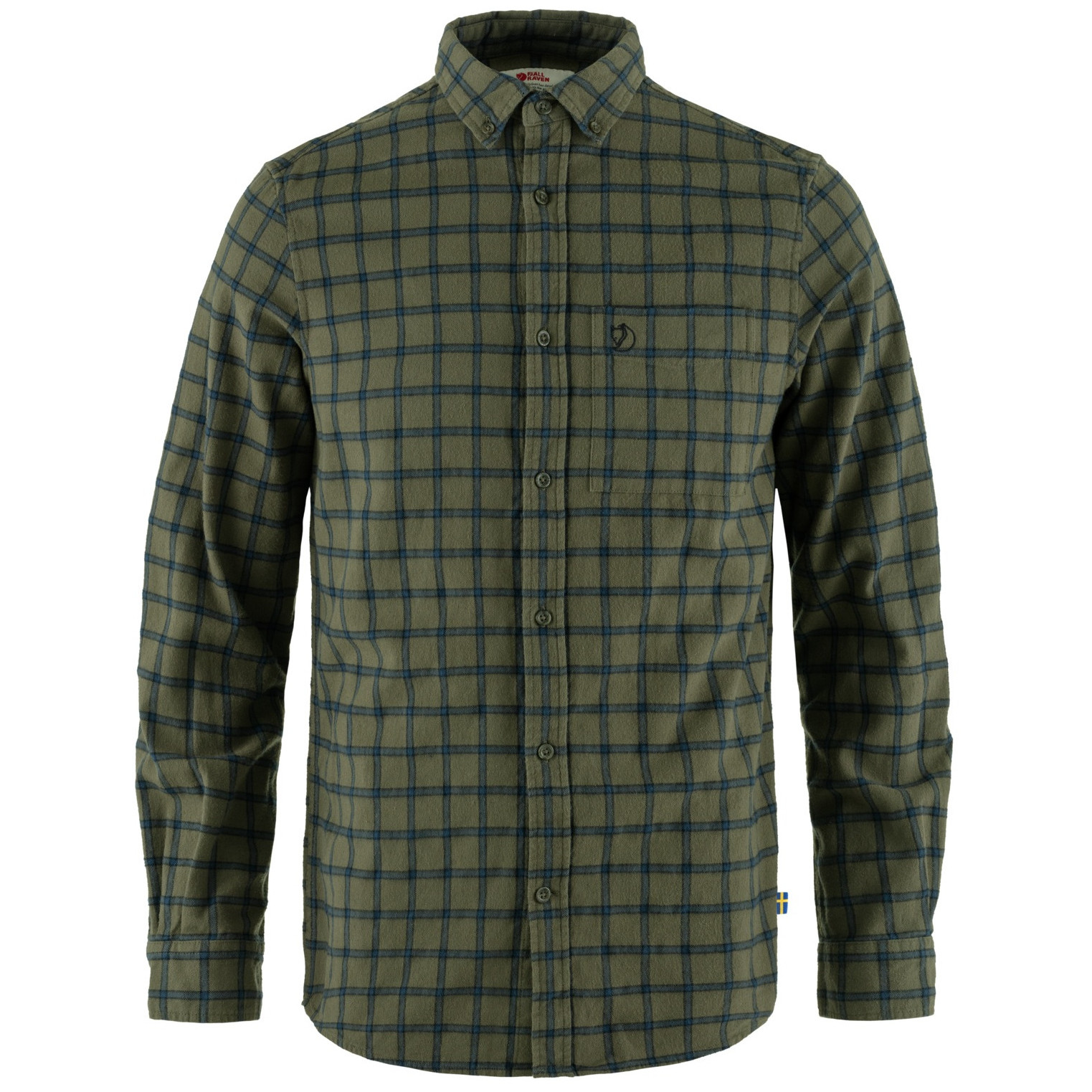 Koszula męska Fjällräven Övik Flannel Shirt M Rozmiar: XL / Kolor: zielony