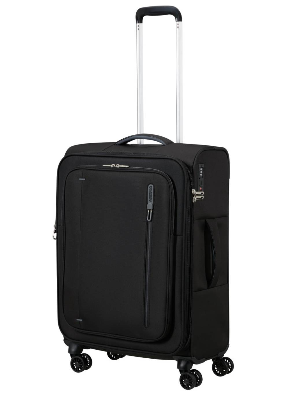 Walizka średnia American Tourister Cloudrider Exp - jet black