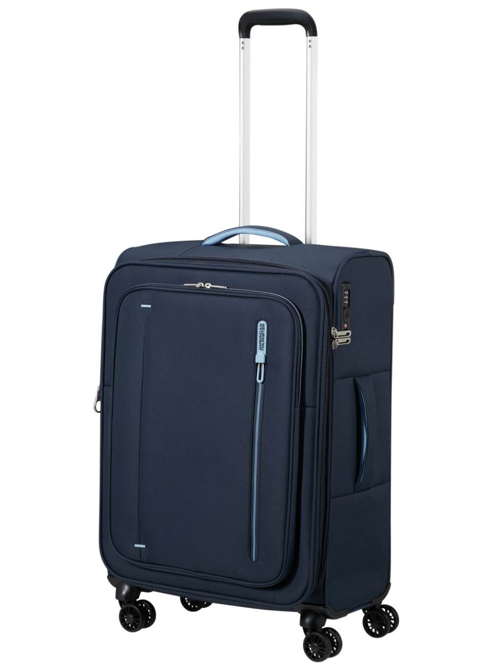 Walizka średnia American Tourister Cloudrider Exp - sky navy