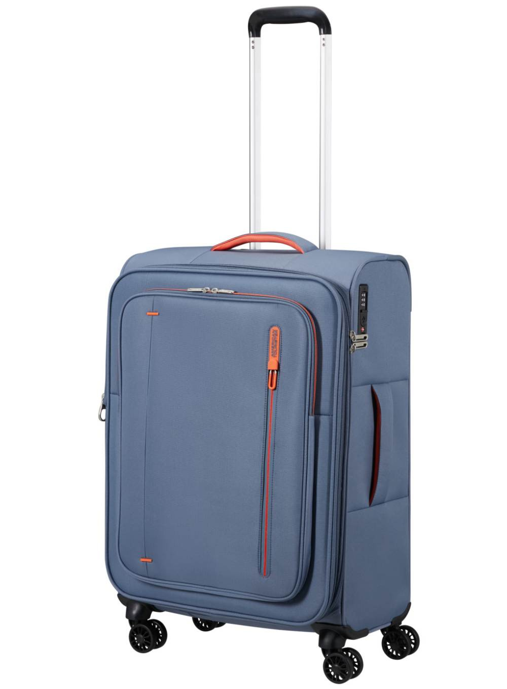 Walizka średnia American Tourister Cloudrider Exp - stone blue