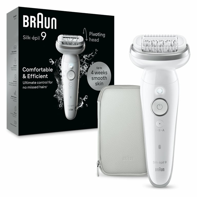 Braun Silk-épil 9 9-011 40 pęset(y) Srebrny, Biały