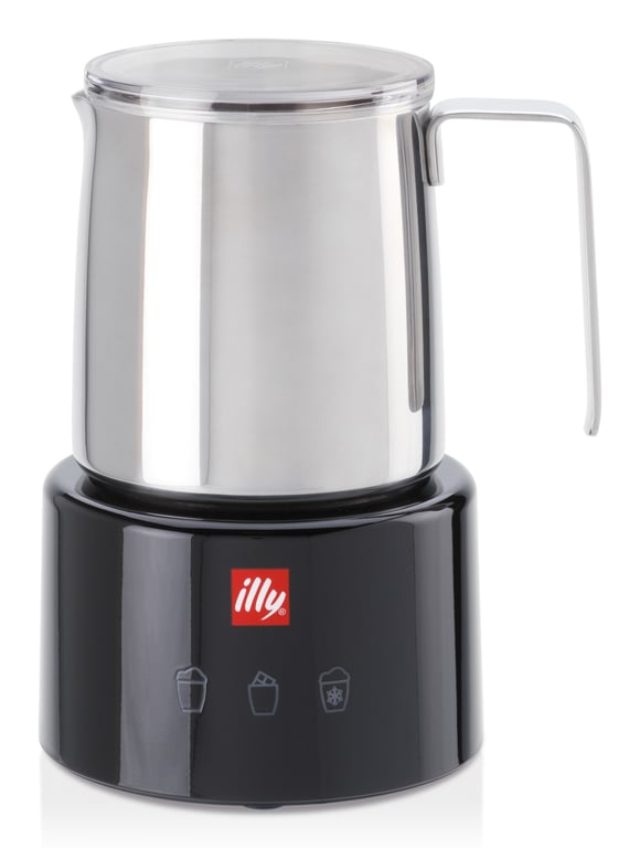 Illy 23760 spieniacz / podgrzewacz do mleka Czarny, Stal nierdzewna