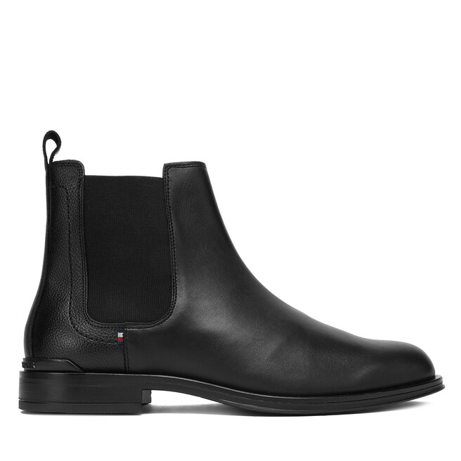 Sztyblety Tommy Hilfiger Corporate Cheslea FM0FM05578 Czarny