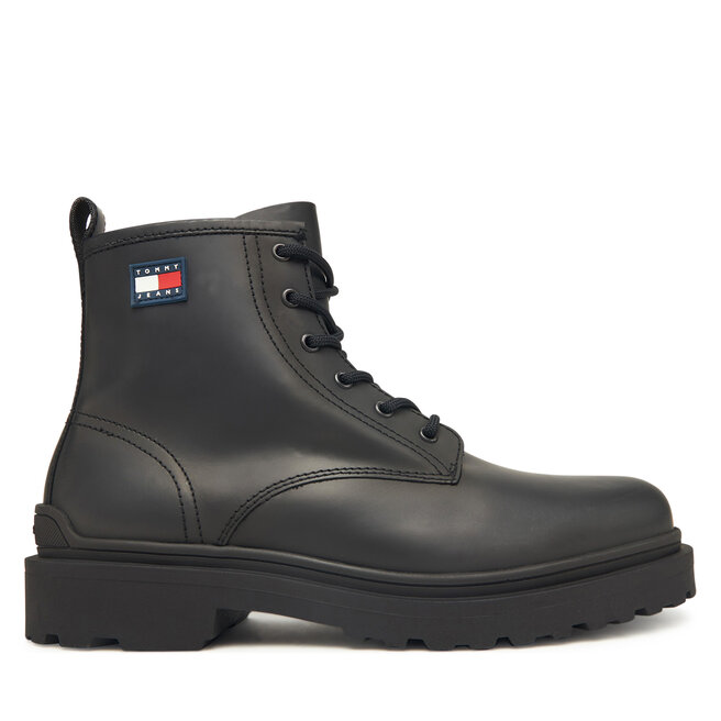 Trzewiki Tommy Jeans Tjm Lace Up Rubberized EM0EM01628 Czarny