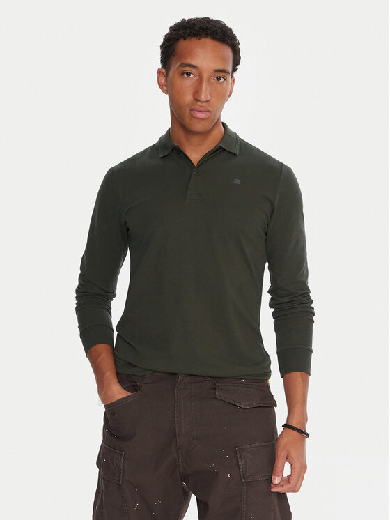 G-Star Raw Polo Dunda D27683-5864 Szary Slim Fit