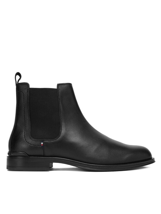 Tommy Hilfiger Sztyblety Corporate Cheslea FM0FM05578 Czarny
