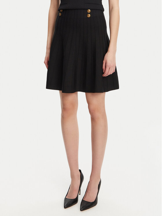 Guess Spódnica mini W5YD65 Z0130 Czarny Regular Fit