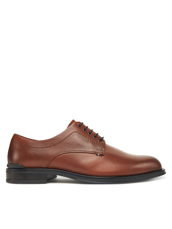 Tommy Hilfiger Półbuty Corporate Hilfiger FM0FM05581 Brązowy