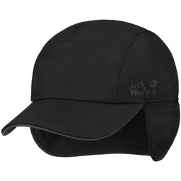 Czapka z Nausznikami Winter by Jack Wolfskin, czarno-czarny, L (58-59 cm)