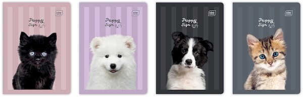 Zeszyt A5 UV Puppy Sign