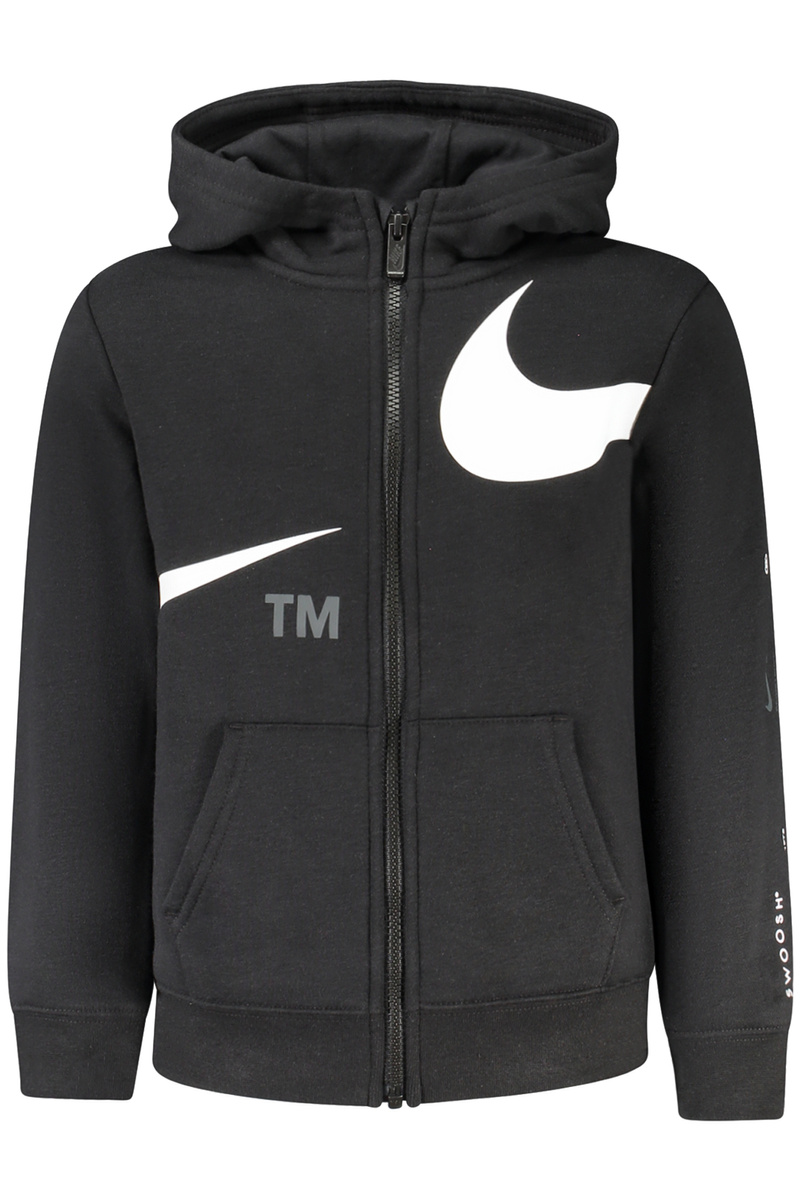 CZARNA BLUZA DZIECIĘCA NIKE Z ROZPINANYM NA ZAMEK