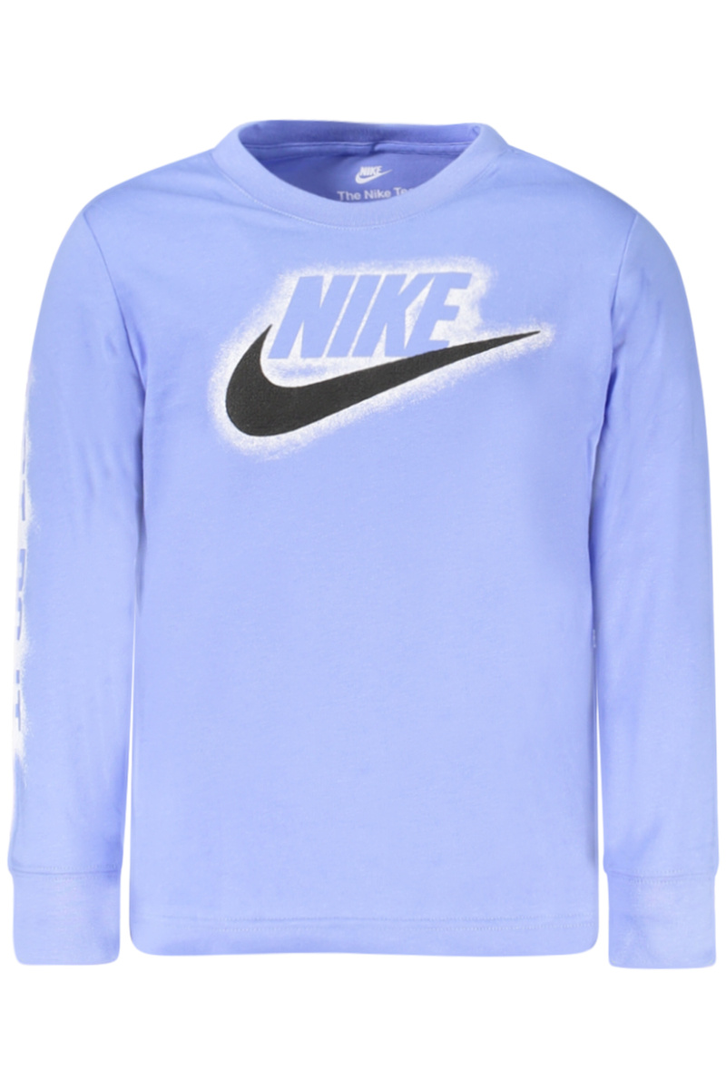Koszulka dziecięca Nike z długim rękawem, niebieska