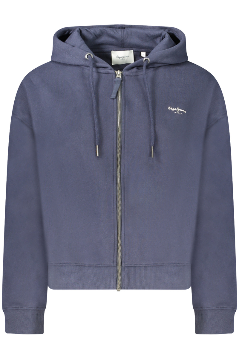 PEPE JEANS DAMSKA NIEBIESKA BLUZA Z ROZPIĘCIEM