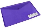 Teczka koperta A4 na zatrzask PP fioletowa