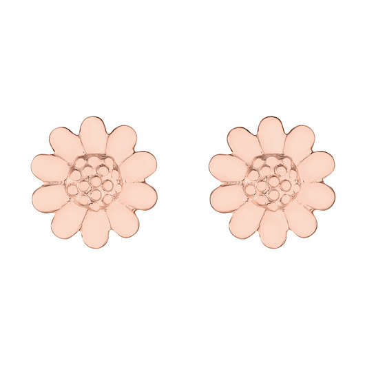 Kolczyki kwiatuszki z różowego złota