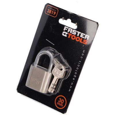 FASTER TOOLS Kłódka wzmocniona 30 mm